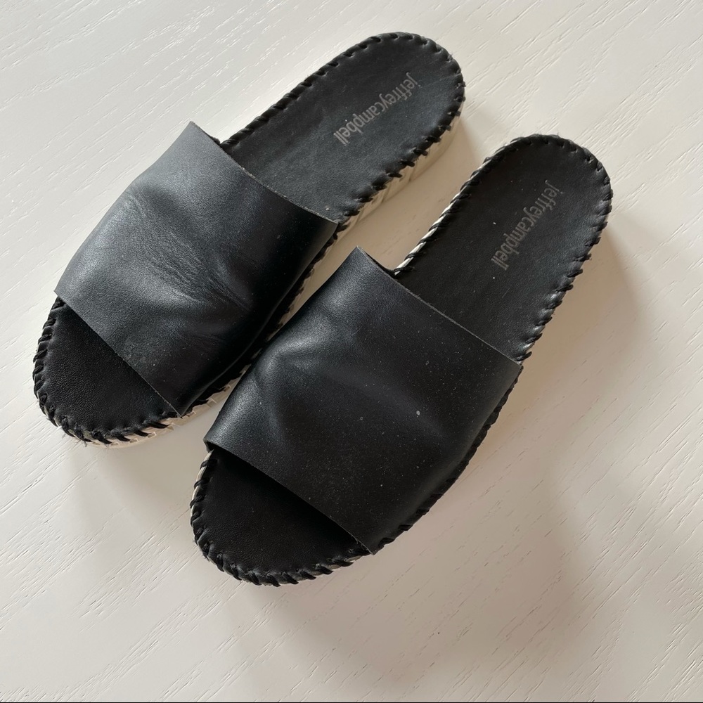 Jeffrey Campbell Pave Platform Slide Sandals